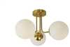 Laelamp Domoletti Raile, 3xE27, 120 W, kuldne