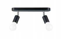 Laelamp Sollux Fornes 2, 2xE27, 60W, must