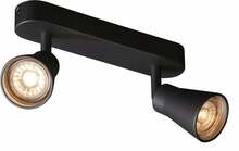 Laelamp SLV Avo CW Double, 1000889, GU10 QPAR51, 50W, must