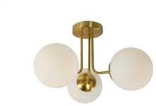 Laelamp Domoletti Raile, 3xE27, 120 W, kuldne