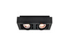 Laelamp GTV Loid, 2*GU10, 4700, AC220-240V, 50/60Hz, IP20, 34 x 18,5 cm, must