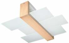 Laelamp Sollux Feniks 2, 2xE27, 60W, naturaalne puit