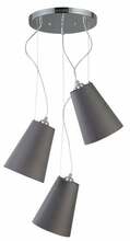 Rippvalgusti GTV Kasel 6229, 3*E27, 40W, ø 46 cm, hall