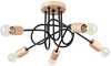 Laelamp Sollux Ember SL.1478, 5xE27, 15W, must/beež/puit