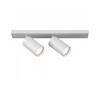 Laelamp Maytoni Focus C051CL-U-2W, 2xGU10, 10W, valge/must