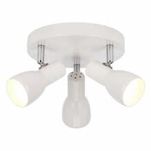 Laevalgusti Candellux Picardo, 3x40W, E14, valge, 29x29 cm