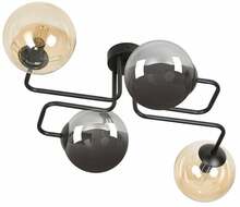 Laelamp Emibig Brendi 4 Black/Mix2, E14, 4 x 10 W