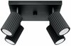 Laelamp Sollux Karbon 4 SL.1583, 4xGU10, 10W, must