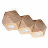 Laelamp Sollux Woody 3, 3xGU10, 40W, naturaalne puit
