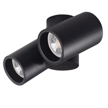 Pinnapealne suunatav laevalgusti Kanlux Blurro, 32952, 2xGU10, 20 W, must