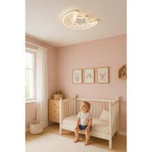 LED laelamp Ikonka Lumela, 40W, 5200 lm, valge, kaugjuhtimispuldiga