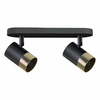 Laelamp Candellux Tobi, 30 W, GU10, must/kuldne, 34 x 5.5 cm