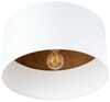 Laelamp Sollux Telesto SL.1392, 1xE27, 15W, 230V, diameeter 35 cm, valge/tumepruun