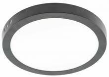 LED laevalgusti Gtv Oris Plus LD-ORN24W-CBP-10, 24W, 3000K, 2000lm, IP20, must
