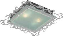 Laelamp Candellux Casablanca, 2x60W, E27, 38 cm, satiin, ruudukujuline