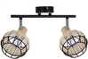 Laelamp Candellux Tajga, 2xE14, 40W, must/puit