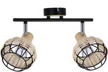 Laelamp Candellux Tajga, 2xE14, 40W, must/puit