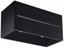 Laelamp Sollux Lobo 2, 80 W, G9, must