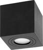 Laevalgusti Orno Megy DLS, OR-OD-6143BGU10, GU10, max 50W, IP54, nelinurkne, must, alumiinium