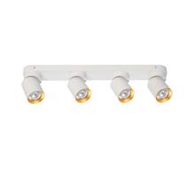 Laelamp Milagro Andy, 4xGU10, 8W, 230V, valge/kuldne