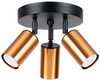 Laelamp Sollux Winx 3P, 3xGU10, max 10 W LED, must/vask