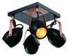 Laelamp Candellux Anica, 4xE14, 40W, must, 32 x 32 cm