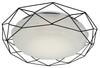 Laelamp Candellux Sven, LED, 43 x 43 cm, must