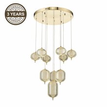 Rippvalgusti Domoletti Bright A2360-10, 60 W, LED, 3000 K, kuldne