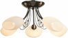 Rippvalgusti G.LUX GT-311-5, 5 x E14, must/kuldne, 45 x 25 cm