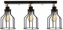 Laelamp Opviq Alacati N-1097, 120 W, E27, must/kuldne