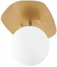 Laelamp Opviq Well, 40 W, E14, kuldne, 20 x 25 cm