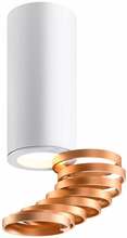 Laelamp Candellux Tuba, 1xGU10, 15W, valge/vask