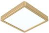 Laelamp Eglo Fueva5 Square, 17 W, LED, 3000 K, 2000 lm, kuldne