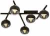 Laelamp Emibig Smart 1105/5 Black/Stripe, 5xE14, 5x10W