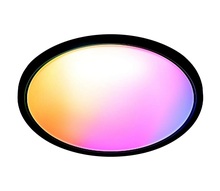 Laelamp WiZ SuperSlim, 32 W, 2200-6500 K, RGB, must, 545 mm
