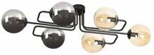Laelamp Emibig Brendi 6 Black/Mix2, 6xE14, 6x10W