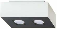Laelamp Sollux Mono 2, 2x40W, GU10, valge