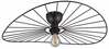Laelamp Trio Chapeau, ø 60 cm, matt must, E27