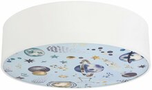 Laste laelamp Candellux Kiddy, 2xE27, 40W, 38 cm, valge/sinine