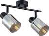 Pinnapealne laevalgusti Italux Santia, SPL-65342-2-BK-SG, E14, must