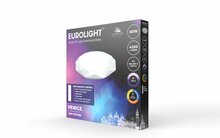 Lae LED valgusti Eurolight Venice, 60 W, 3900 lm, IP20, puldiga, dimmerdatav