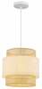Rippvalgusti GTV Abra 6168, 40 W, E27, IP20, 40 cm, naturaalne, rotangist kuppel
