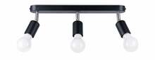 Laelamp Sollux Fornes, 3xE27, 60W, must