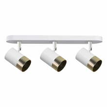 Laelamp Candellux Tobi, 45 W, GU10, 44 x 5.5 cm, valge/kuldne
