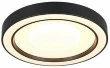 Laelamp Trio Arco, LED, ø 40 cm, must/valge