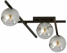 Laelamp Emibig Smart 3, 3xE14, 30 W, must/grafiit