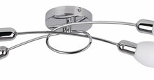 Laelamp Rabalux Elite, 6063, 4 x E14, 40W, kroom, 140 x 660 x 130 mm