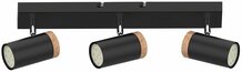 Laelamp Candellux Lagos 93-13729, 3xGU10, 15W, must/pruun