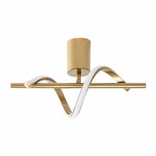 Laelamp Opviq Chandelier Lukma, kuldne, metallist korpus