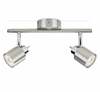 Laespot Philips Meranti, 2xGU10, 35W, 230V, hõbedane metall